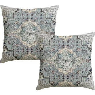   Artoid Mode 2 db Világoszöld Vintage Boho Párnahuzat 30x50 cm