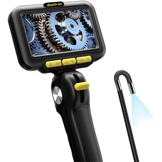   Zealtron Endoszkóp Kamera 5" IPS Kijelzővel, 6.2mm Mozgatható Fejjel és LED Világítással