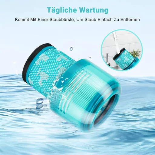 Elalove HEPA szűrő Dyson V11 V15 SV14 SV17 SV22 porszívóhoz kefével