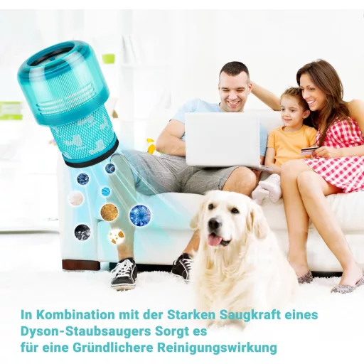 Elalove HEPA szűrő Dyson V11 V15 SV14 SV17 SV22 porszívóhoz kefével
