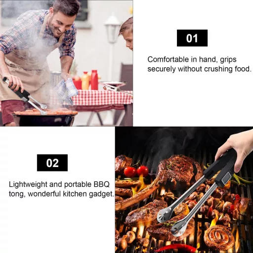 Set grătar Cabilock cu termometru digital și clește pentru grătar