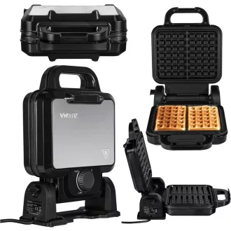   Zeegma GoFree Chef Pro 1200W Gofri Sütő Dupla Függőleges Nemtapadó Bevonat