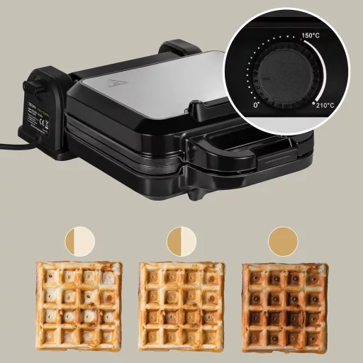 Zeegma GoFree Chef Pro 1200W vafľovač dvojitý vertikálny s nepriľnavým povrchom