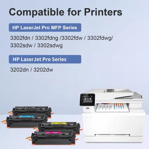 Superpage 219X Toner HP Color LaserJet Pro 3302 3202 sorozathoz, 4 db szett