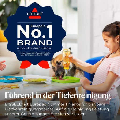 BISSELL SpotClean 40651 Hordozható Kárpittisztító, Kompakt Szőnyegtisztító Porszívó Autóhoz és Kanapéhoz