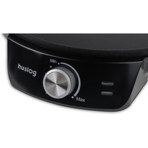 Huslog 29 cm-es Palacsintasütő 1200W Elektromos Krépesütő Teflonbevonattal