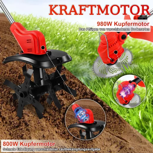WingFly Elektromos Kapálógép Makita 18V Akkuhoz LED Kijelzővel 30cm