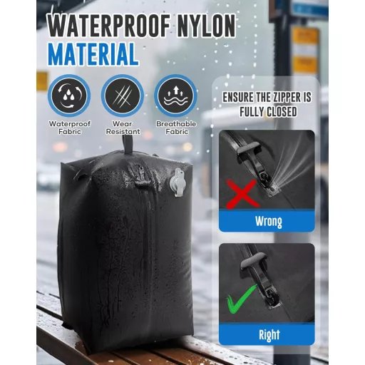 BOXSAM Ryanair Utazási Hátizsák Fekete 40x20x25cm Vákuum Pumpával