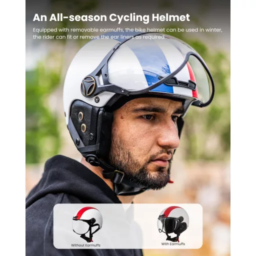 Cyklistická a lyžiarska prilba ILM ASTM pre dospelých s odnímateľnými okuliarmi