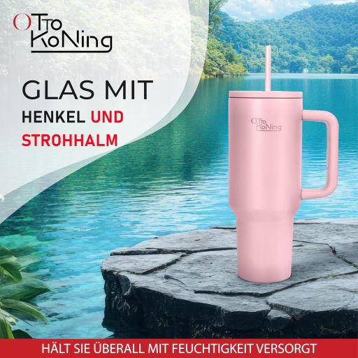 Otto Koning Vaso 40oz Rozé Ivópalack Termikus Pohár