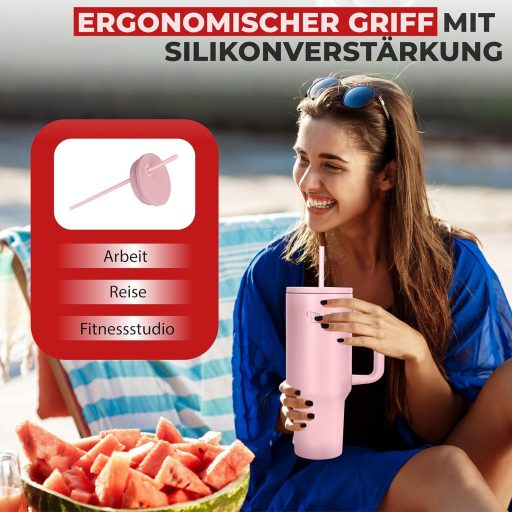 Otto Koning Vaso 40oz Rozé Ivópalack Termikus Pohár