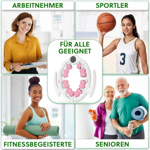 EcoEarth Cellulite Masszázshenger Lábakhoz, Combokhoz és Hashoz - Fascia Roller