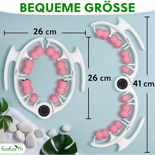 EcoEarth Cellulite Masszázshenger Lábakhoz, Combokhoz és Hashoz - Fascia Roller