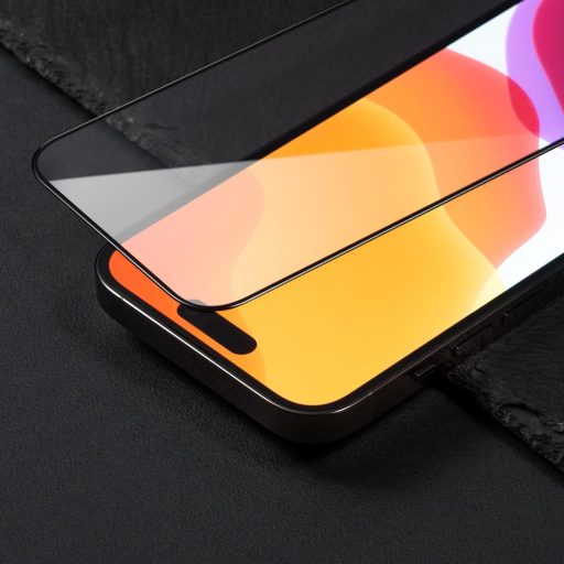 RhinoShield 9H edzett üveg képernyővédő iPhone 16 Plus/15 Plus/14 Pro Max-hoz