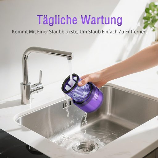 Elalove porszívó szűrő V11 V15 SV14 SV17 SV22 csere filter tisztító kefével