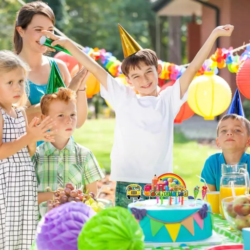 Fesnova Set za dekoriranje torte za polazak u školu, 23 komada, za djevojčice i dječake