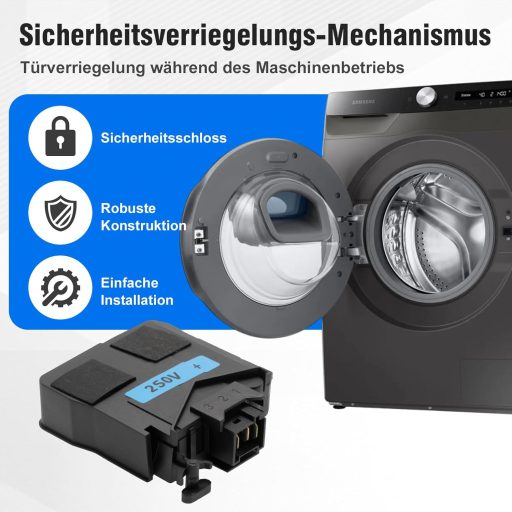 Hoypeyfiy Samsung brava perilice rublja magnetski prekidač brave vrata WD70J5410AW WD70K5400OW