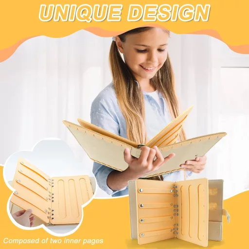 gexuamz Hajcsatt Tároló Szerveződoboz Lányoknak, Hordozható Hajcsipesz Organizer Utazáshoz