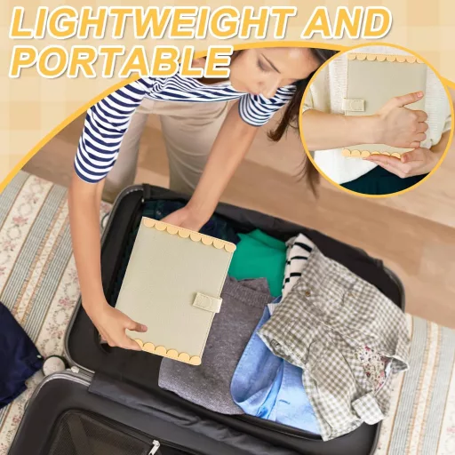 gexuamz Hajcsatt Tároló Szerveződoboz Lányoknak, Hordozható Hajcsipesz Organizer Utazáshoz