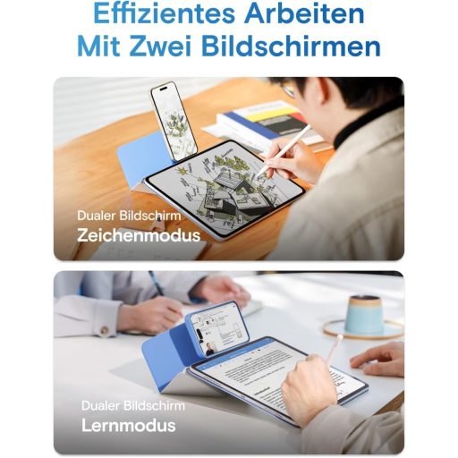 MOFT Dynamic Folio 13 hüvelyk iPad Air M4/M3/M2 mágneses tok állvánnyal és 20+ nézési szöggel