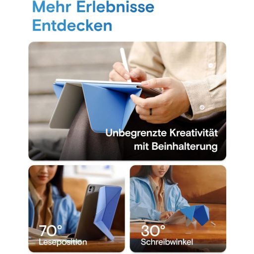 MOFT Dynamic Folio 13 hüvelyk iPad Air M4/M3/M2 mágneses tok állvánnyal és 20+ nézési szöggel