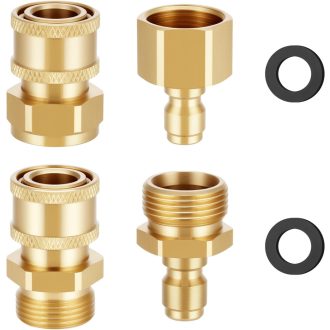  Zocipro 4 részes M22 nyomásmosó adapter készlet, gyorscsatlakozó, 5000 PSI