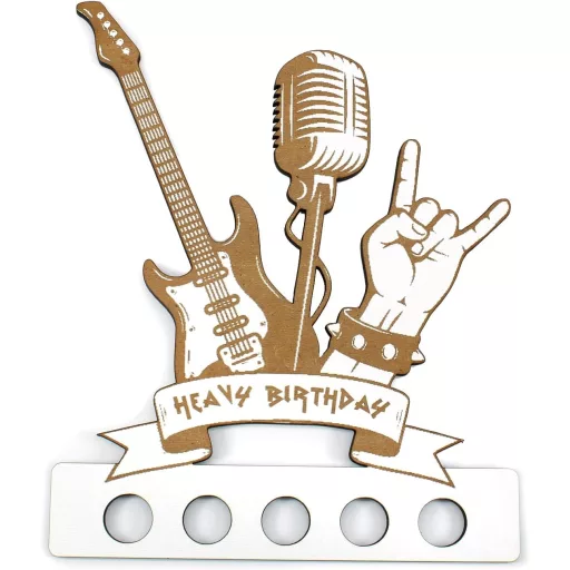 Dekolando Fém Szikla Pénzajándék Születésnapi Rock Rajongóknak - Heavy Birthday