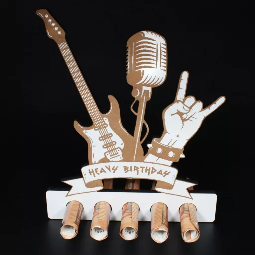 Dekolando Fém Szikla Pénzajándék Születésnapi Rock Rajongóknak - Heavy Birthday