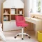 FurnitureR Magasságállítható Gyerekszék Ergonomikus Támlával és Kartámasszal 3-10 Év - Colour: Rose Red