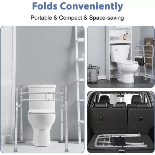 LOLLIDO WC bidet támogatókerete állítható zuhanykarral fürdőszobához