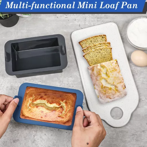 Webake szilikon kenyérsütő forma légfriteuzhez 2 db 500g kenyér és sütemény sütéshez