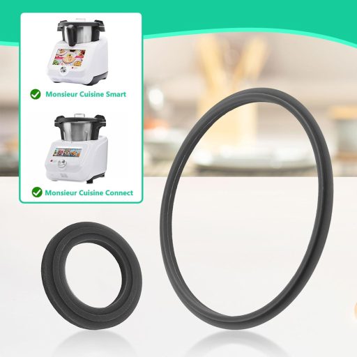 GVSS Monsieur Cuisine Connect szilikon tömítőgyűrű fedélhez tisztító kefével