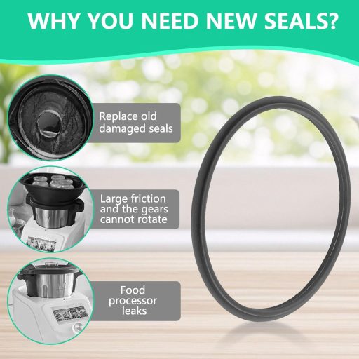 GVSS Monsieur Cuisine Connect szilikon tömítőgyűrű fedélhez tisztító kefével