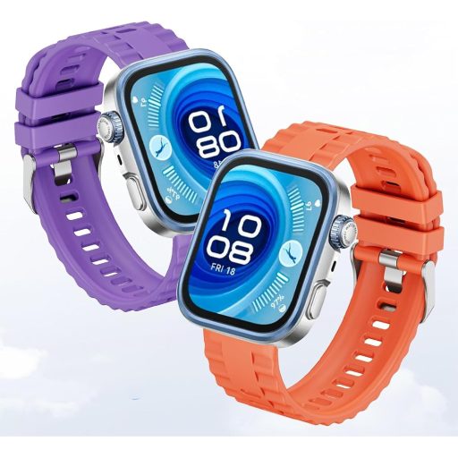 Silikónový remienok GIOPUEY pre Huawei Watch Fit 4/Fit 4 Pro/Fit 3, fialový, priedušný, odolný voči opotrebovaniu