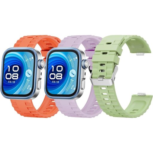 Brățară silicon mov, respirabilă și rezistentă la uzură, pentru Huawei Watch Fit 4/Fit 4 Pro/Fit 3