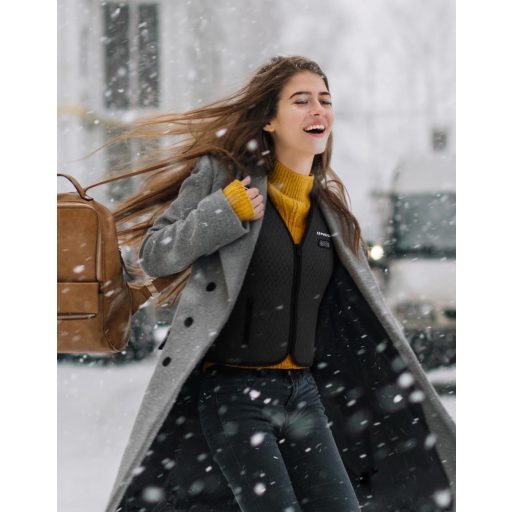 Vestă încălzită KEMIMOTO pentru femei, cu 6 zone de încălzire, jachetă electrică de iarnă USB