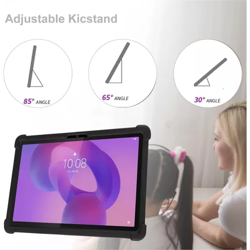 CONAPIKA Lenovo IdeaTab Pro szilikon tok állvánnyal, légpárnás ütésálló védelem