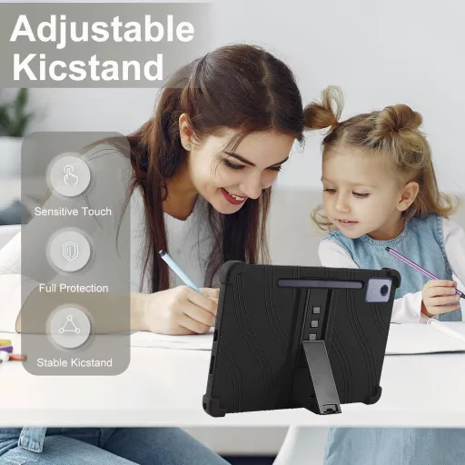 CONAPIKA Lenovo IdeaTab Pro szilikon tok állvánnyal, légpárnás ütésálló védelem