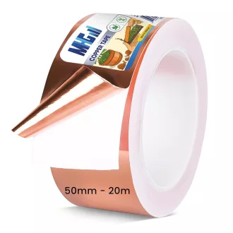   Generisch Vezetőképes Réztapasz 50mm x 20m Csigavédelem Dupla Ragasztós