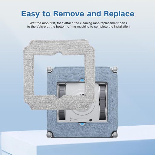 Spofan ECOVACS Winbot Mini tisztítóruha csomag 8db, mosható utántöltő pad