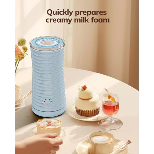 Morpilot 4az1-ben elektromos tejhabosító, automata forró és hideg tejhez, latte cappuccino