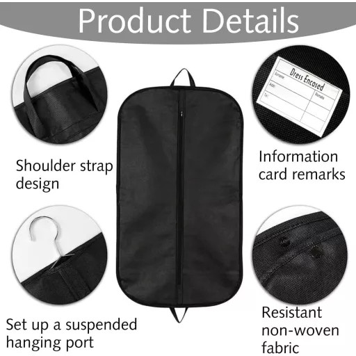 Luxiremi Öltöny Táska Cipzárral, Ruhavédő Huzat Férfiaknak, Porálló Ruhatáska