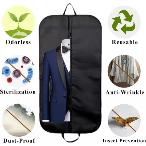 Luxiremi Öltöny Táska Cipzárral, Ruhavédő Huzat Férfiaknak, Porálló Ruhatáska