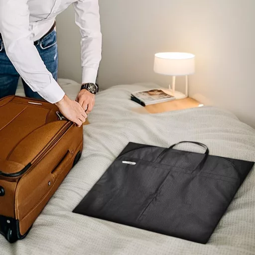 Luxiremi Obal na oblek so zipsom, ochranný obal na odevy pre mužov, protiprachový vak na oblečenie