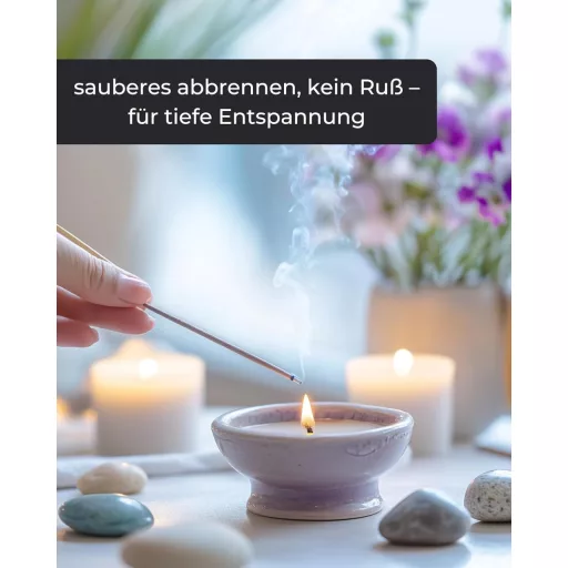 Incensera Füstölő Pálcika Szett 100 db - Levendula, Zsálya, Szantálfa, Ozmantusz és Frankincenzum