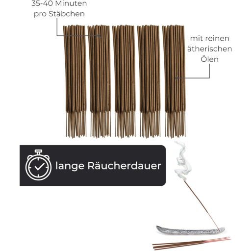 Bețișoare Parfumate Incense 100 buc. Naturale Purificare Meditație Yoga Relaxare