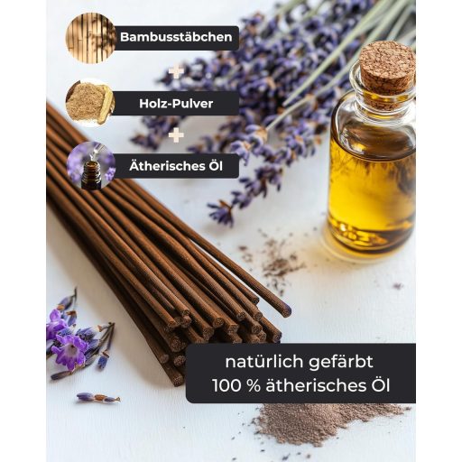 Incensera Levendula Füstölő Pálcika 100db - Természetes Aromaterápia Meditációhoz és Relaxációhoz