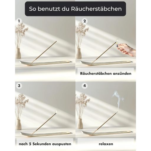 Bețișoare Parfumate cu Lavandă Incensera 100 buc - Aromaterapie Naturală pentru Meditație și Relaxare