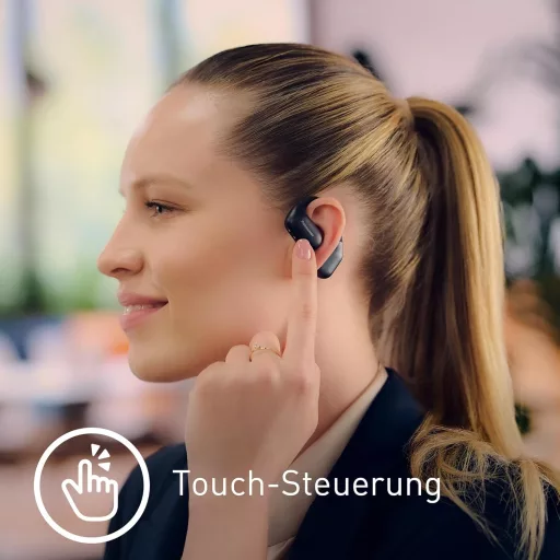 Panasonic RB-F10DE-K nyílt fülű Bluetooth 5.4 vezeték nélküli fülhallgató, 25 órás játszási idő, IPX4 sportfülhallgató