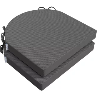   PRIMEPATIO 3002 Ülőpárna szett 2db 50x50cm U alakú sötétszürke